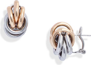 Круглые металлические серьги-гвоздики в обертке Nordstrom