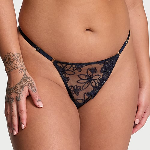 Ziggy Glam Noir Adjustable V-String Panty Very Sexy