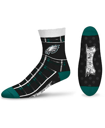 Женские носки до щиколотки в шотландскую клетку Philadelphia Eagles в клетку For Bare Feet
