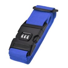 Luggage Strap Suitcase Belt With Buckle, Combination Lock, Travel Packing Accessory Unique Bargains