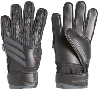 Перчатки вратарские Match Predator Fingersave с надежным слоем для хвата Adidas