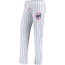 Женские брюки Concepts Sport Белые брюки для сна в тонкую полоску Chicago Cubs Vigor Unbranded