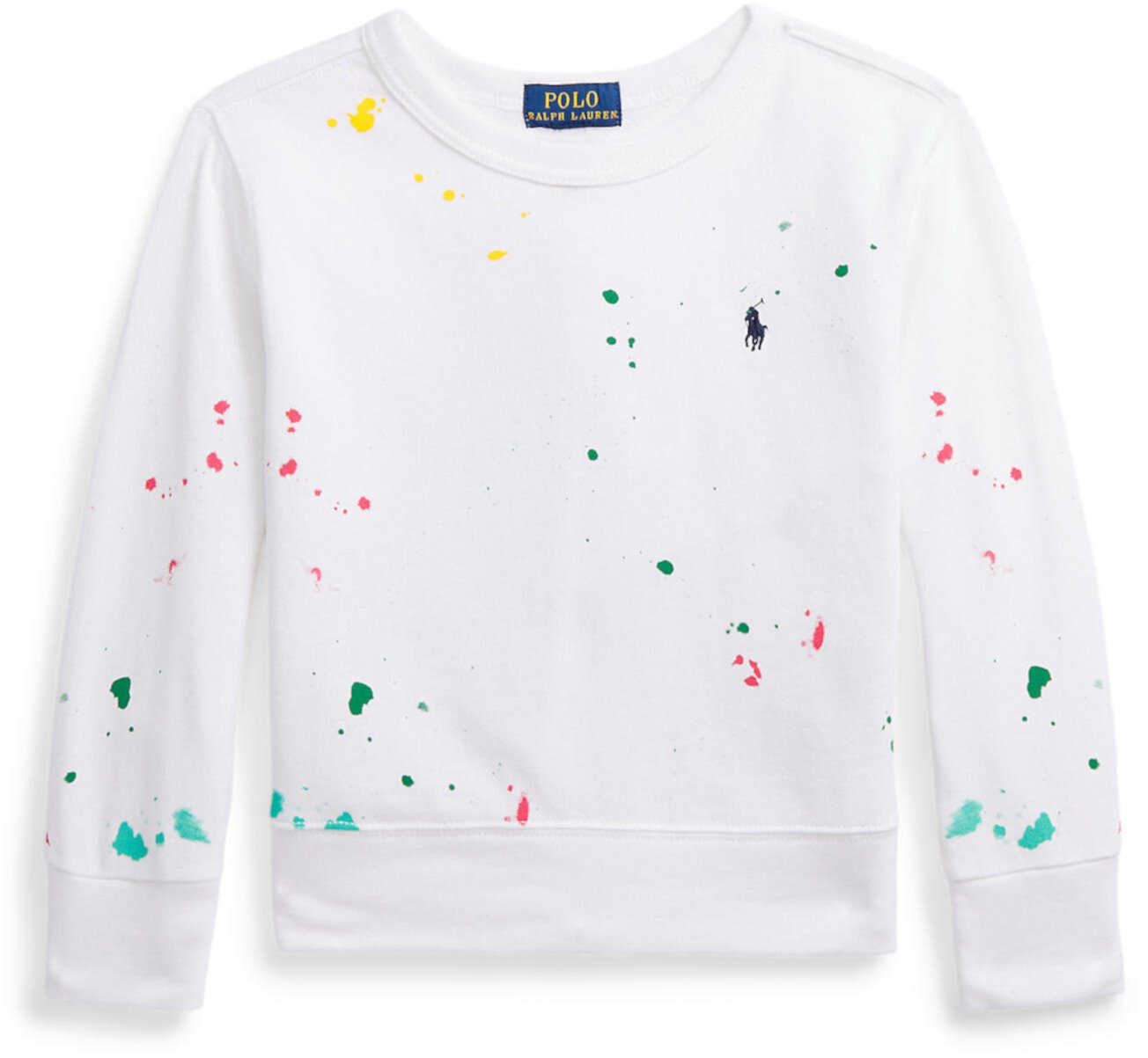 Махровый спа-пуловер с принтом «Брызги краски» (для малышей) Polo Ralph Lauren