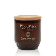 WoodWick® ReNew Tomato Leaf & Basil Medium Jar Candle WoodWick