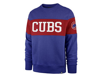 Мужская толстовка с круглым вырезом Chicago Cubs Interstate '47 Brand