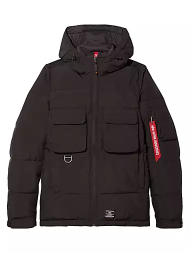 Мужской Пуховик Alpha Industries Hooded Puffer Jacket Alpha Industries