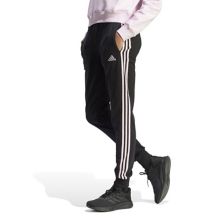 Женские однотонные трикотажные брюки adidas Essential с 3 полосками Adidas