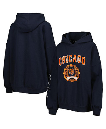 Женская темно-синяя худи с капюшоном Chicago Bears Becca с заниженными плечами Tommy Hilfiger