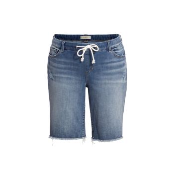 Джинсовые шорты-бермуды со средней посадкой Slink Jeans, Plus Size