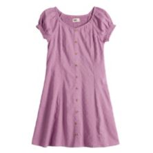 Girls 6-20 SO® Button-Up Dress in Regular & Plus Size SO