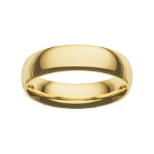 Мужское обручальное кольцо Lovemark из 14-каратного золота поверх нержавеющей стали Lovemark