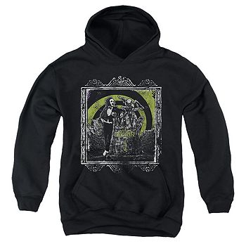 Beetlejuice Here Lies Youth Pull Over Hoodie Licensed Character