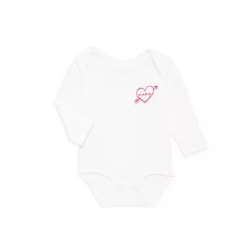 Baby Girl's 'Mama' Long-Sleeve Bodysuit Juju + stitch