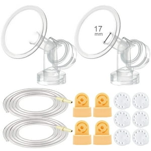 Maymom Breast Pump Kit Compatible with Medela Pump in Style Pumps; 17 mm Breastshields, Valves, Membranes, Tubing Maymom