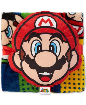 Нинтендо 2-ПК. Подушка и одеяло Nogginz Set Super Mario