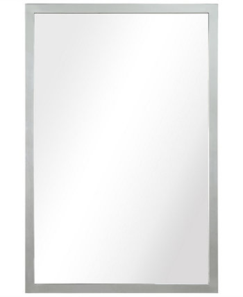 Прямоугольное настенное зеркало Contempo из полированной нержавеющей стали, 20 x 30 дюймов Empire Art Direct