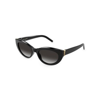 Monogram Hinge Acetate 54MM Cat Eye Sunglasses Saint Laurent