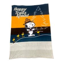 Peanuts Happy Trails Throw Licensed Character