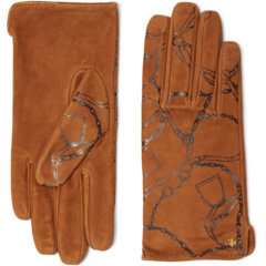 Замшевая перчатка с принтом LAUREN Ralph Lauren