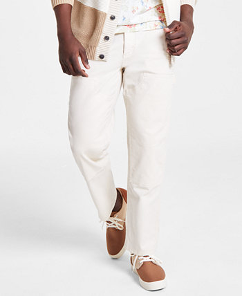 Мужская рабочая одежда Прямые зауженные брюки плотника, окрашенные в готовой одежде, созданные для Macy's Sun & Stone