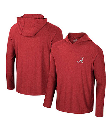 Men's Crimson Alabama Crimson Tide Cloud Jersey Raglan Long Sleeve Hoodie T-shirt Colosseum