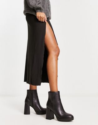 Schuh Blair heeled ankle boots in black  Schuh