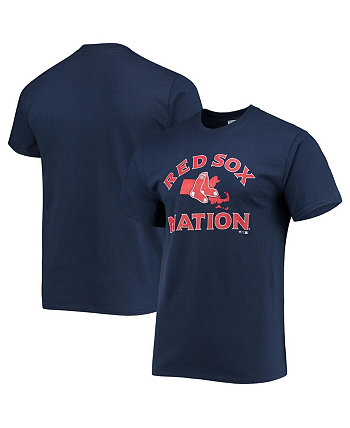 Мужская темно-синяя футболка Boston Red Sox Red Sox Nation Local BreakingT