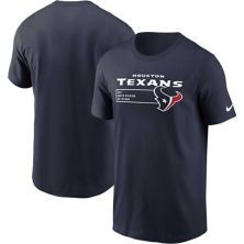Men's Nike Navy Houston Texans Division Essential T-Shirt Nike