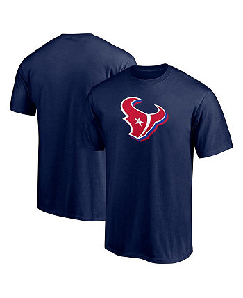 Мужская темно-синяя футболка Houston Texans Red White and Team Fanatics