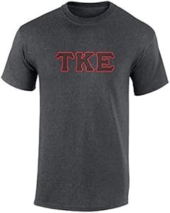 Fashion Greek Tau Kappa Epsilon Twill Letter Tee Fashion Greek