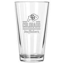 Colorado Buffaloes 16oz. Etched Classic Crew Pint Glass The Memory Company