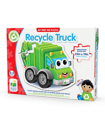 - My First Big Vehicle Floor Recycle Truck 12 Piece Puzzle Set The Learning Journey