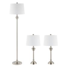 Safavieh Peltier Floor & Table Lamp 3-piece Set Safavieh