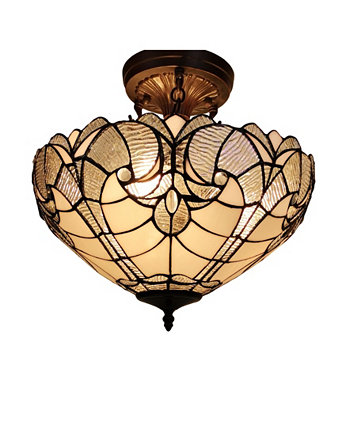 Подвесной светильник Tiffany Style с 2 лампами Amora Lighting