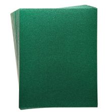 30 Sheets Glitter Green Cardstock Paper For Diy Crafts, 300gsm, 8.5 X 11 In Bright Creations