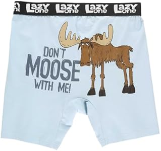 Lazy One Funny Boxer Briefs for Men, Underwear for Men, Gag Gifts for Men Lazy One