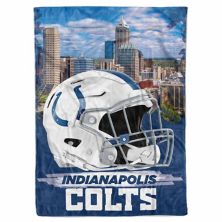 Indianapolis Colts 66&#34; x 90&#34; City Sketch Blanket Logo Brand