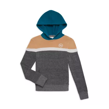 Маленький мальчик &amp;amp; Пуловер с цветными блоками для мальчиков с капюшоном Sol Angeles