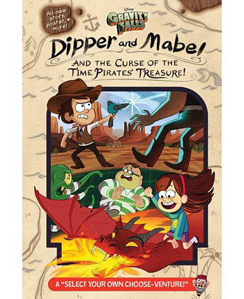 Гравити Фолз - Диппер и Мэйбл и проклятие сокровищ пиратов времени - Джеффри Роу «Выбери свое собственное предприятие» Barnes & Noble