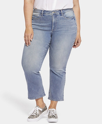 Узкие расклешенные джинсы до щиколотки больших размеров Fiona с подъемом вверх NYDJ
