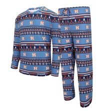 Мужской спортивный темно-синий свитер Houston Astros Ugly, комплект из топа и брюк с длинными рукавами Unbranded