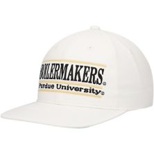 Unisex The Game White Purdue Boilermakers Bar Retro Snapback Hat The Game