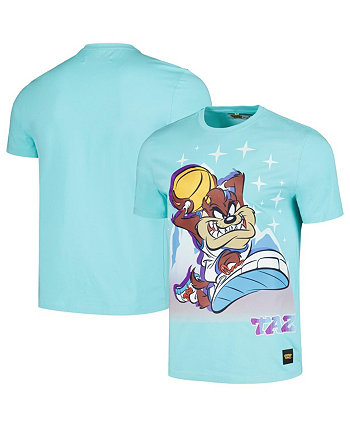 Men's and Women's Mint Looney Tunes Taz Tearin' Up The Mountain T-shirt Freeze Max