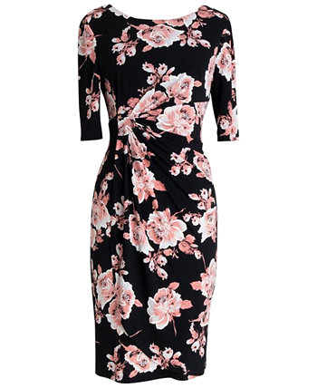 Платье-футляр с цветочным принтом Connected