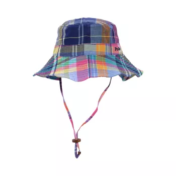 Madras Plaid Bucket Hat Polo Ralph Lauren