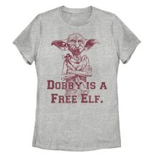 Футболка Juniors Harry Potter Dobby Is A Free Elf Sketch Harry Potter