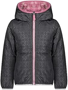 LONDON FOG Girls' Midweight Fleece Lined Jacket London Fog