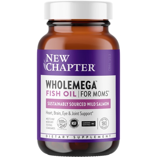 Wholemega для мам – 180 мягких таблеток New Chapter