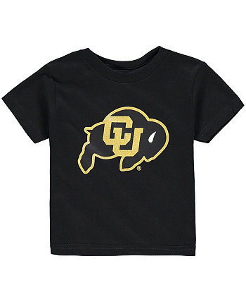 Toddler Unisex Black Colorado Buffaloes Big Logo T-shirt Two Feet Ahead