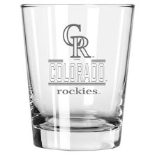 Colorado Rockies 15oz. Double Old Fashioned Glass The Memory Company